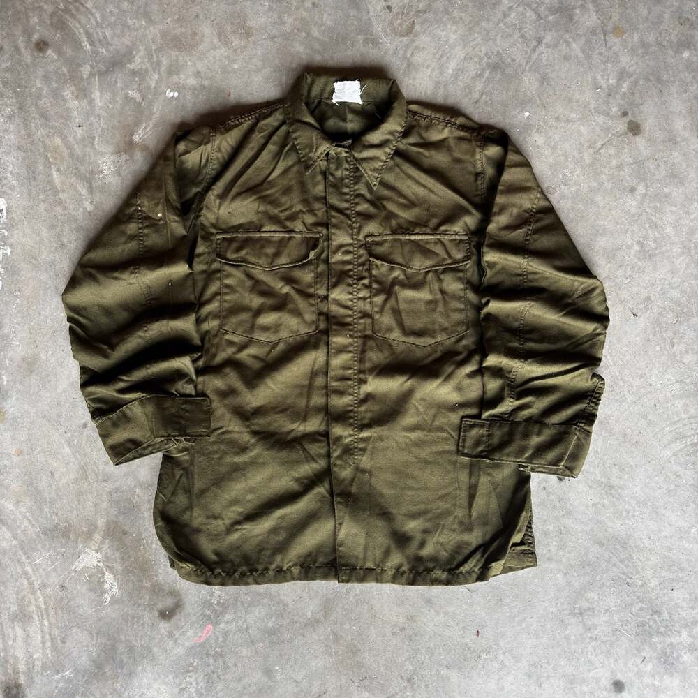Vintage 1971 US Military Warm Weather Flyers zip up Shirt